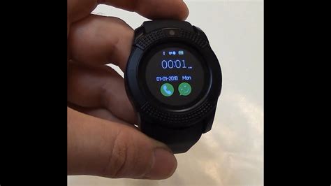 how to put sim card in v8 smart watch|smartwatch sim and memory test .